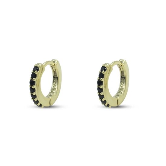 Orecchini Dilvdò Donna Hoop ring in Argento Zircone ORDLON - ORDLON
